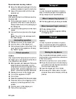 Предварительный просмотр 8 страницы Kärcher K 3.170 T 50 Operating Instructions Manual