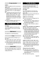 Preview for 9 page of Kärcher K 3.170 T 50 Operating Instructions Manual