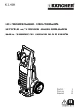 Предварительный просмотр 1 страницы Kärcher K 3.450 Operator'S Manual