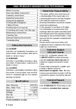 Preview for 2 page of Kärcher K 3.450 Operator'S Manual