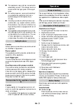 Preview for 13 page of Kärcher K 3.530 Manual