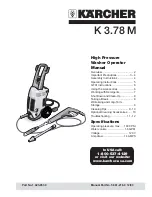 Предварительный просмотр 1 страницы Kärcher K 3.78 Operator'S Manual