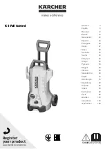 Preview for 1 page of Kärcher K 3 Full Control Operating Instructions Manual
