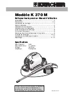Preview for 13 page of Kärcher K 370 M Operator'S Manual
