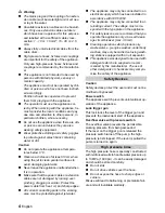 Preview for 4 page of Kärcher K 4.130 Operating Instructions Manual