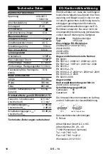 Preview for 10 page of Kärcher K 4.75 Manual