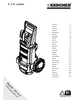 Kärcher K 5.75 Jubilee Operating Instructions Manual preview