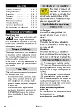 Preview for 14 page of Kärcher K 6.500 Manual