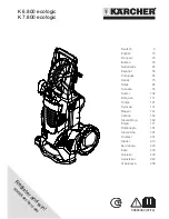 Kärcher K 6.800 eco!ogic Manual preview