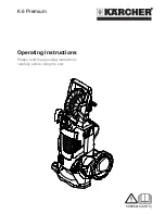 Kärcher K 6 Premium Operating Instructions Manual preview