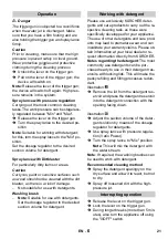 Preview for 21 page of Kärcher K 7.260 Manual