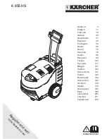 Предварительный просмотр 1 страницы Kärcher K 855 HS Manual