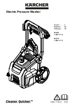 Предварительный просмотр 1 страницы Kärcher K1900 Manual