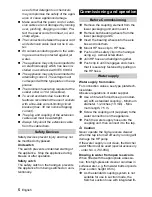 Preview for 5 page of Kärcher KB 4040 Operating Instructions Manual