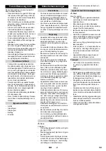 Preview for 59 page of Kärcher KM 80 W P Operation Manual