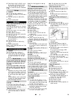 Предварительный просмотр 13 страницы Kärcher KM80WG Operating Instructions Manual