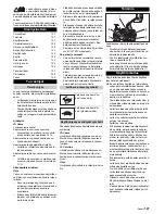 Предварительный просмотр 127 страницы Kärcher KMR 1250 BAT Operating Instructions Manual