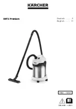 Предварительный просмотр 1 страницы Kärcher KNT 2 Premium Original Operating Instructions