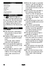 Preview for 12 page of Kärcher LC186F Manual