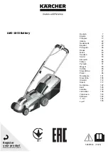 Preview for 1 page of Kärcher LMO 18-33 Battery Manual