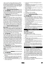 Preview for 57 page of Kärcher MT CS 250/36 Operating Instructions Manual