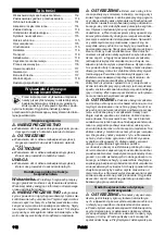 Preview for 112 page of Kärcher MT CS 250/36 Operating Instructions Manual