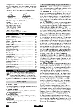 Preview for 162 page of Kärcher MT CS 250/36 Operating Instructions Manual