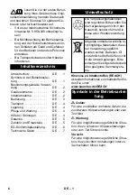 Предварительный просмотр 6 страницы Kärcher NT 14/1 Eco Instruction Manual