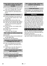 Предварительный просмотр 22 страницы Kärcher NT 30/1 Ap L Manual