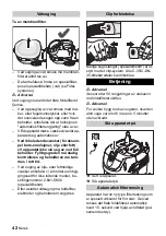 Предварительный просмотр 42 страницы Kärcher NT 35/1 Eco BS Manual