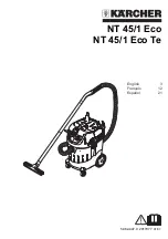 Kärcher NT 45/1 Eco Te Manual preview