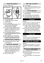 Предварительный просмотр 75 страницы Kärcher NT 611 Eco KF Manual