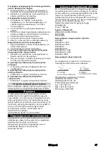 Предварительный просмотр 47 страницы Kärcher NT 65/2 Ap Tc Manual