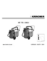 Kärcher NT 773 I Operating Instructions Manual preview