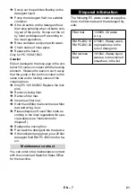 Preview for 21 page of Kärcher PC 100 M1 Bio Original Instructions Manual