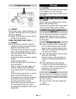 Предварительный просмотр 17 страницы Kärcher ProHD 100 Original Instructions Manual