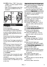 Предварительный просмотр 9 страницы Kärcher ProHD 400 Manual