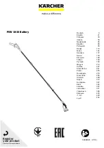 Kärcher PSW 18-20 Battery Manual preview