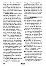 Preview for 16 page of Kärcher PSW 18-20 Battery Manual