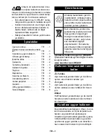 Preview for 82 page of Kärcher puzzi 100 Manual