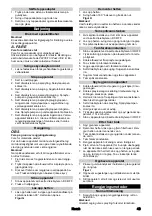 Предварительный просмотр 49 страницы Kärcher Puzzi 30/4 E User Manual