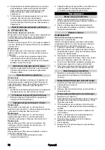 Предварительный просмотр 72 страницы Kärcher Puzzi 9/1 Bp Manual