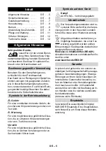 Preview for 5 page of Kärcher SC 1.010 Manual