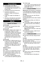 Preview for 8 page of Kärcher SC 1.010 Manual