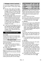 Предварительный просмотр 19 страницы Kärcher SC 1.010 Manual