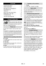 Preview for 13 page of Kärcher SC 1.030 Manual