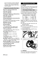 Предварительный просмотр 26 страницы Kärcher SC 1475 Quick Reference