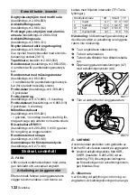 Предварительный просмотр 122 страницы Kärcher SC 1475 Quick Reference