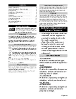 Preview for 5 page of Kärcher SC 2 EasyFix Operating Instructions Manual