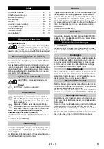 Preview for 5 page of Kärcher SC 5 Manual